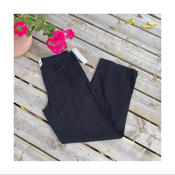 Calvin Klein Pants - SOLD Calvin Klein High Waist Wide Leg Pants Linen